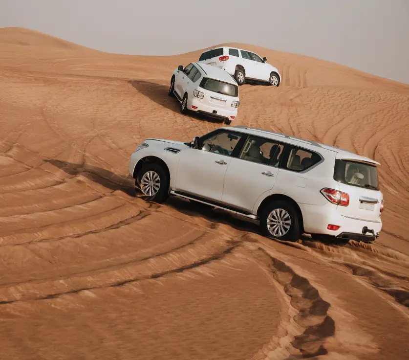 Polaris Buggy in desert adventure